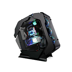 Zalman Z-Machine 500 Noir Boîtier PC moyen tour - aluminium et verre trempé - RGB - USB-C - watercooling