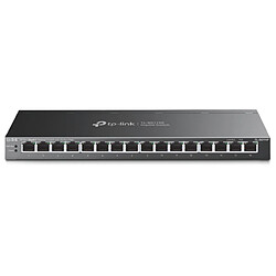 TP-Link TL-SG116P commutateur réseau Non-géré Gigabit Ethernet (10/100/1000) Connexion Ethernet, supportant l'alimentation via ce port (PoE) Noir