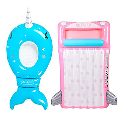 Airmyfun Pack 2 Matelas Gonflables Géants - Pack Twin Imaginaire