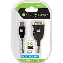 Techly Adaptateur USB vers Port Série IDATA USB-SER-2T