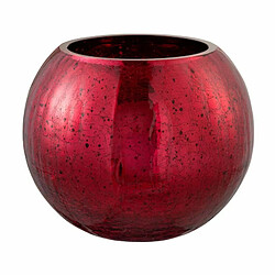 Paris Prix Photophore verre boule - Rouge