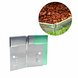 Green-split Coin pour Bordure de Jardin - Galvanisé