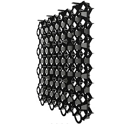 Green-split Grille de pelouse - Noir