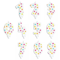 ScrapCooking Kit 10 bougies anniversaire chiffres