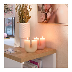 But Bougie U demi 12 cm Rose pas cher