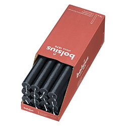 Bolsius Shine Gris Orageux - 16 Bougies de Table
