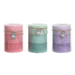DKD Home Decor Bougies Parfumées - 3 Unités