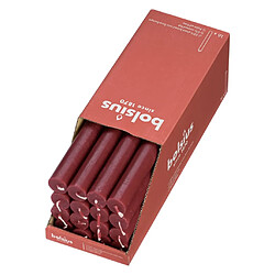 Bolsius Bougies de Table Shine - Rouge Velours