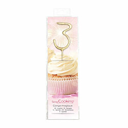 Bougie Magique ScrapCooking - Chiffre 3