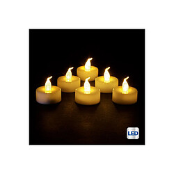 Lot de 6 Bougies LED Colorama 4cm