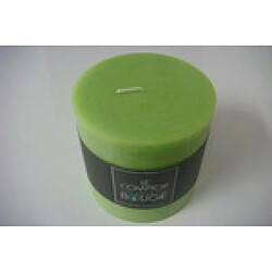 Comptoir Des Bougies Bougie ronde Rustic - Diam. 10 cm - Vert