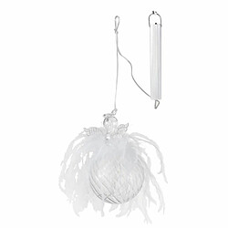 Paris Prix Boule de Noël Led Ange & Plume - Transparent