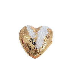Heart Of The Home Décoration pour sapin de Noël en sequin Coeur - Doré