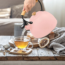 Briebe Bouilloire Sifflet Retro - Rose