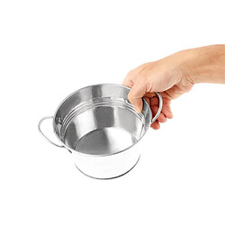 Olympia Mini bassine ronde Bassine en acier galvanisé - Ø 150 mm - Pour aliments frits - Légère et résistante