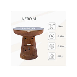 Remundi Barbecue brasero Nero