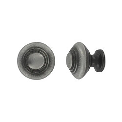 Bros Bouton Meuble Zamac - Fer Patiné