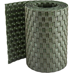 Rattan Art Bande Brise-vue Vert 19x255cm