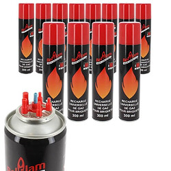 Recharge gaz Belflam 300ml - Lot de 12