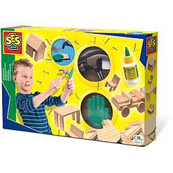 Acheter SES CREATIVE Atelier de menuiserie - 57 pièces bois