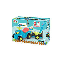 Ecoiffier Tracteur porteur avec remorque tondeuse