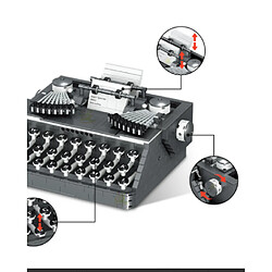 Machine à écrire rétro