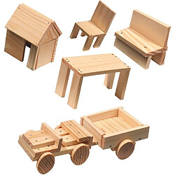 Avis SES CREATIVE Atelier de menuiserie - 57 pièces bois