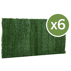 Habitat et Jardin Haies artificielles - Lot de 6 - 150x300 cm