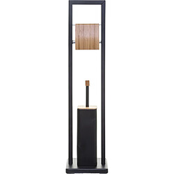 Atmosphera Valet WC scandinave Natureo - H. 80 cm - Noir