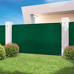 Idmarket Brise vue haute densité 1,2 x 10 M - Vert 300 gr/m² PRO