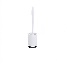 Brosse de toilette en silicone - Blanc