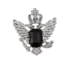 Broche Vintage Noire et Or