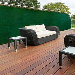 Avis Idmarket Brise vue renforcé 1 x 10 M - Vert 220 gr/m² PRO