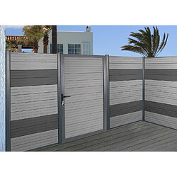 Lattes brise-vue Mendler Sarthe - Lot de 7 Gris