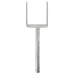 Avis Piquets de clôture vidaXL - Acier galvanisé 8x6x30 cm