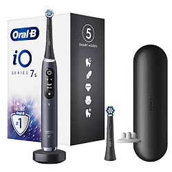 Oral-B iO 7S - Noir Brosse à dents oscillante - Adulte - 5 modes - Batterie intégré