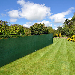 Idmarket Brise vue renforcé 1 x 10 M - Vert 220 gr/m² PRO pas cher