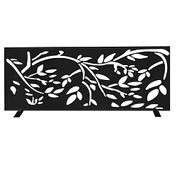 Avis Idmarket Panneau déco 150x50cm LIS noir