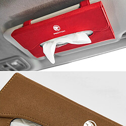 Boîte porte-mouchoirs voiture - Rouge