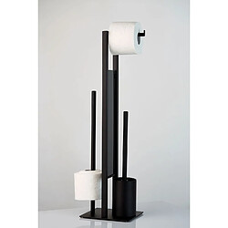 WENKO Valet WC design Rivalta - H. 70 cm - Noir pas cher