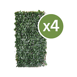 HABITAT ET JARDIN Treillis de Saule Lot de 4