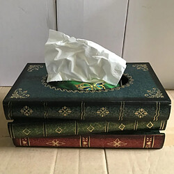 Boîte à mouchoirs en bois - Vert