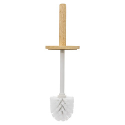 Atmosphera Brosse WC Blackflora en Grès - Noir et Blanc