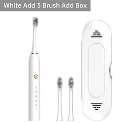 Universal Brosse à dents à ultrasons IPX7 blanche