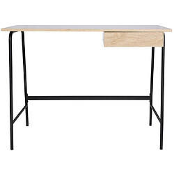 Acheter The Home Deco Factory Bureau industriel en bois et métal - L.100 x H.75 cm - Noir