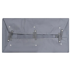 vidaXL Bâche de Chariot Gris foncé