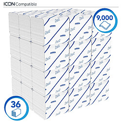 Scott Control - Papier toilette plié 8508