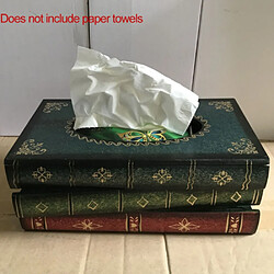 Boîte à mouchoirs en bois - Vert