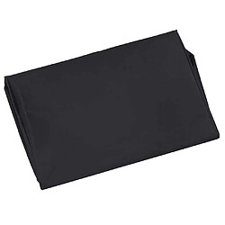 vidaXL Bâche de chariot de jardin 81x41x21 cm - Noir