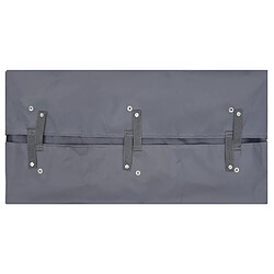 vidaXL Bâche de Chariot Gris foncé
